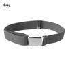 Gift Pants Strap Solid Color Boys Girls Alloy Buckle Waistband Kids Canvas Belt Adjustable