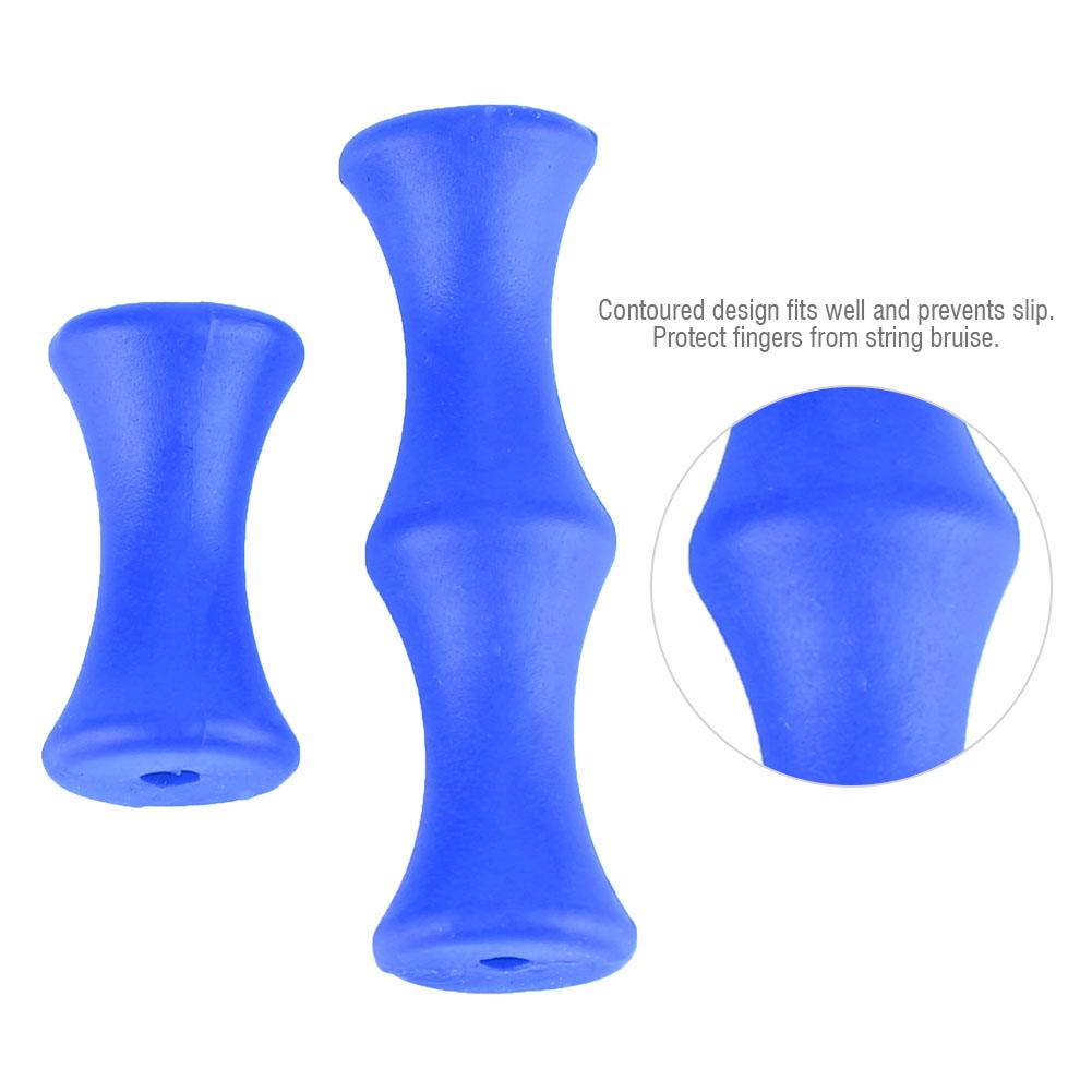 Προστατευτικά Δακτύλων Σιλικόνης για Χορδή Τόξου Recurve και Compound Μπλε