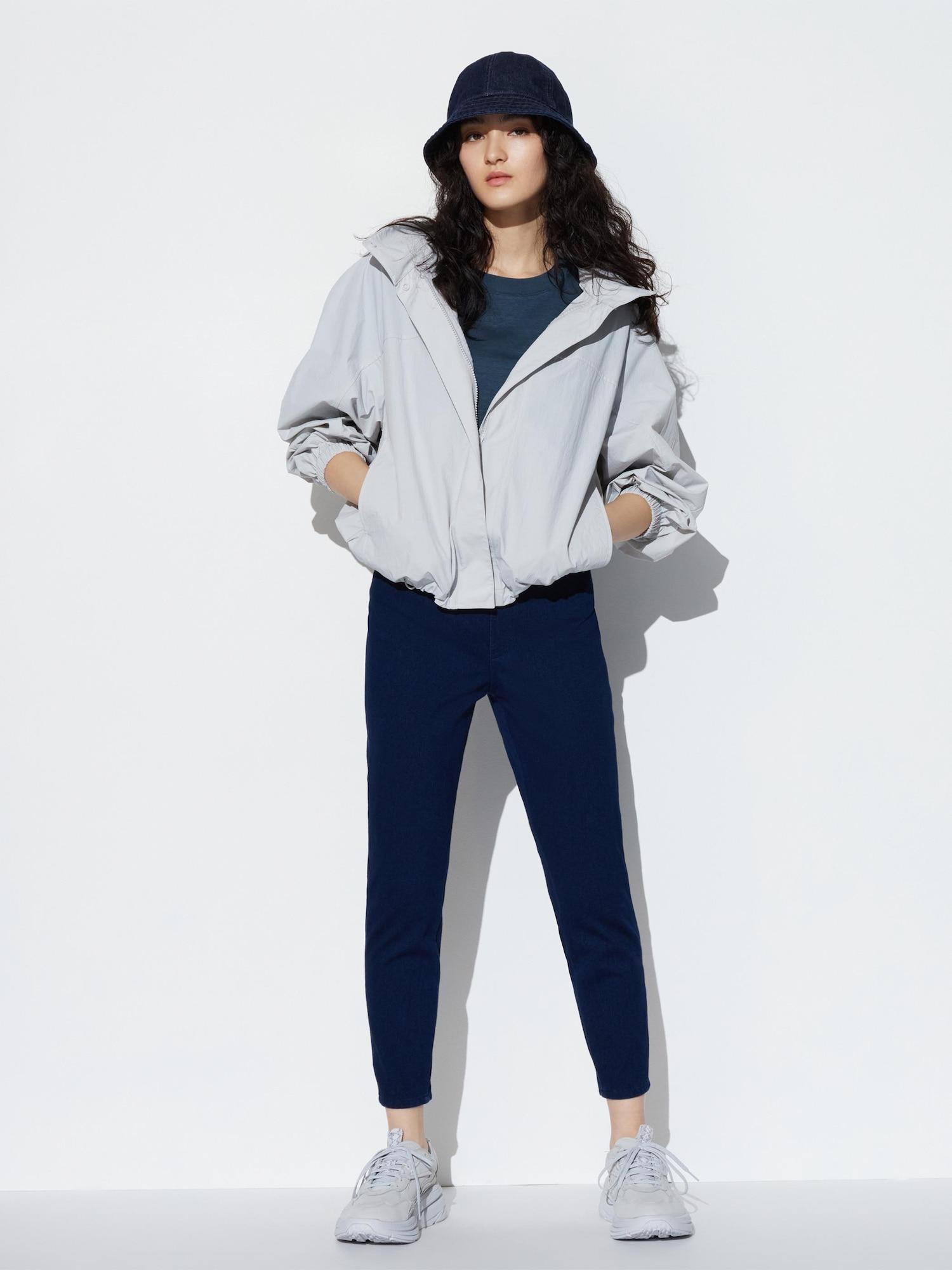 

Uniqlo Japan ультра-эластичные укороченные джинсовые леггинсы 68 BLUE/XL