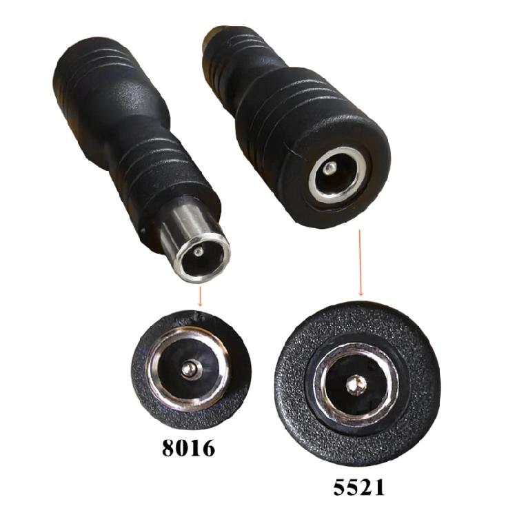 Electric Scooter Charging Conversion Plug 5.5x2.1mm Female To 8016 Male Adapter for Extended Durability