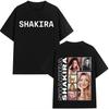 Singer Shakira 2026 Spring Summer New Graphics Casual Fashion Short Sleeve Tshrits Aesthetic Casual High Quality Top Unisex