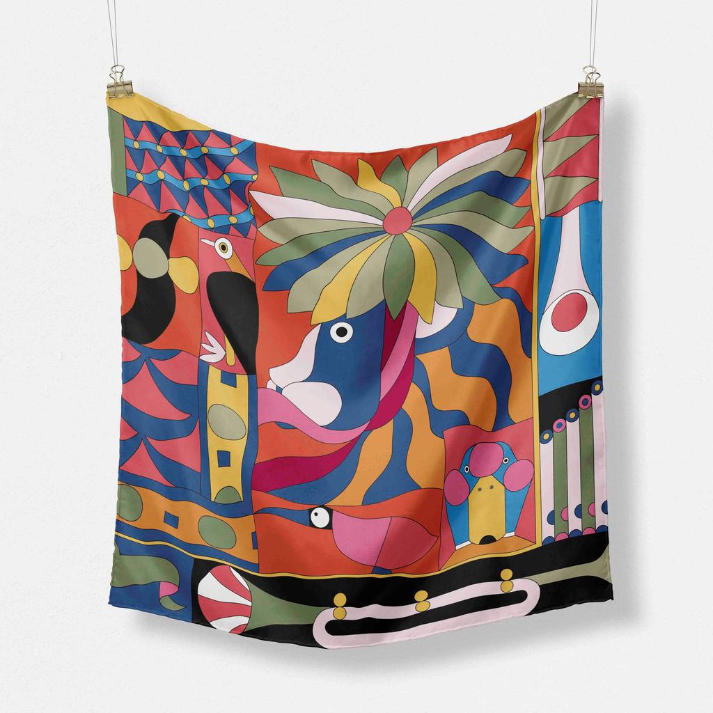 70cm Foulard Luxury Chiffon Shawl Square Scarf for Women Hijab Fashion Wraps Neckerchief Female Hair Bands Ribbon Headband