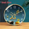 Elegant Multifunctional Clock: Desk, Wall, Table, or Floor Use – Light Luxury Ornament with Simple Pendulum