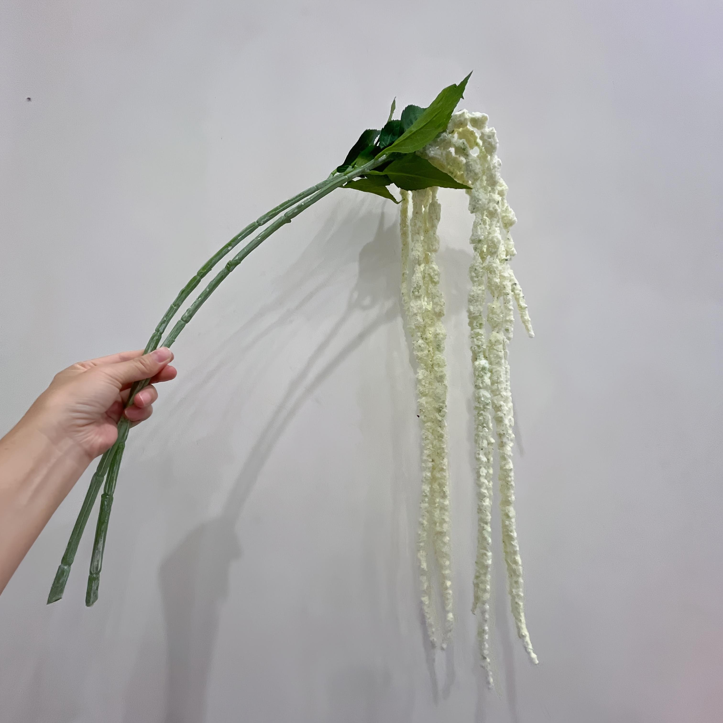 

Elegant Long-tailed Amaranth Artificial Flowers. Perfect for Wedding, Home, Office Decor & Photo Props. A Charming Gift Idea. белый