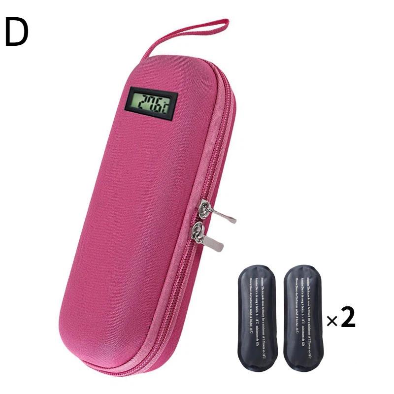 Insulin Medication Travel Cooler with Two Ice Packs for Safe and Efficient Temperature Maintenance