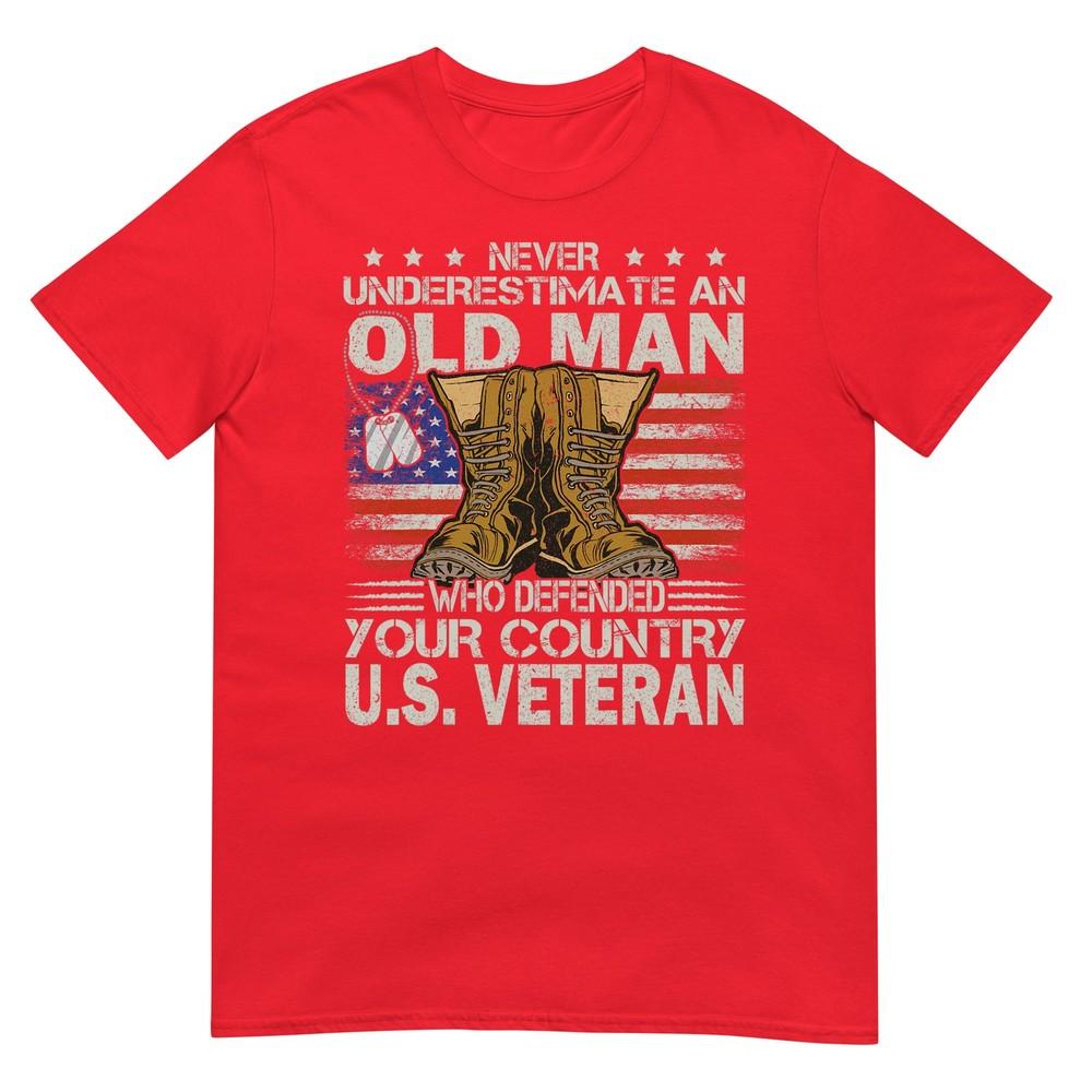 Veteran Fathers Day Designs Us Veteran Veterans Day Us Patriot TShirt S