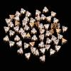 Flatback Zircon Rhinestones Cubic Zirconia teardrop base Claws Sew On  clear  Zircon For Rings Earrings DIY Clothing Accessorie