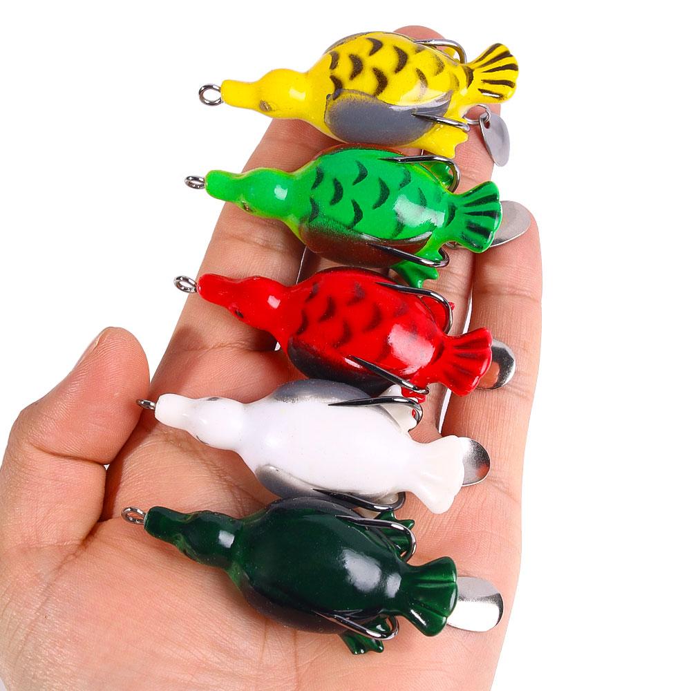 1PCS  Fishing Lures Boxed Fake Bait Surface Black Fish Specialty Fishing Tackle Soft Bait Fishing Supplies Ocean Boat Fishing