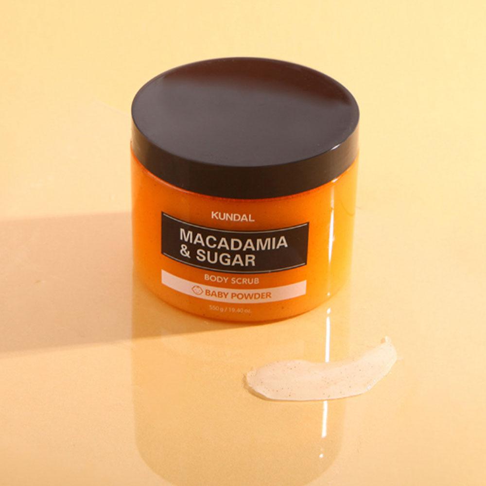 KUNDAL Macadamia & Sugar Body Scrub White Musk 550g