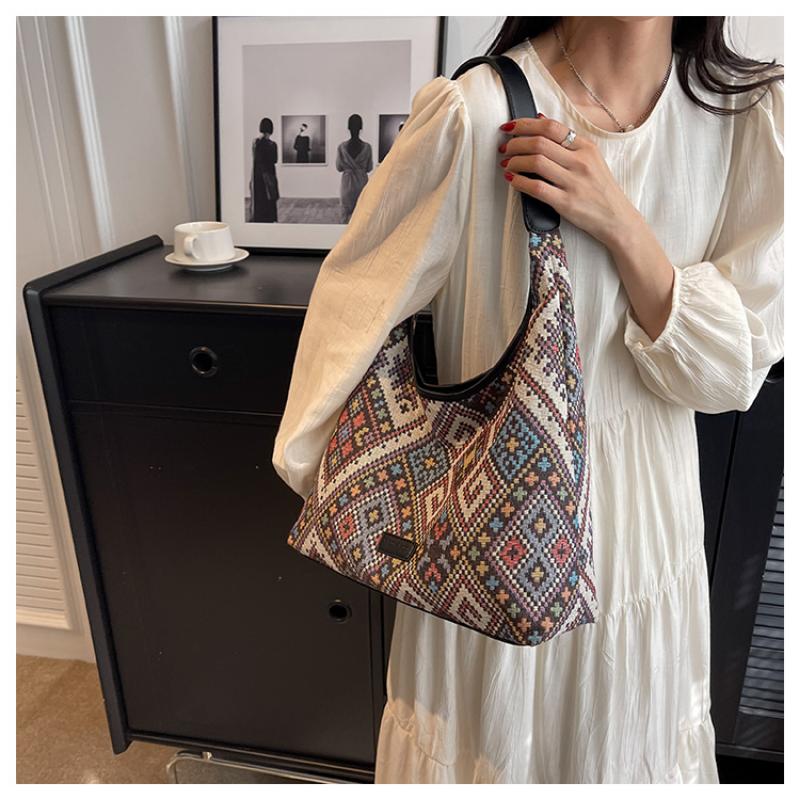 DIMANAF 2023 Women Summer A Niche New Women's Bags Retro Fashionable And Versatile One Shoulder Crossbody Bag Handheld ommuting Bag