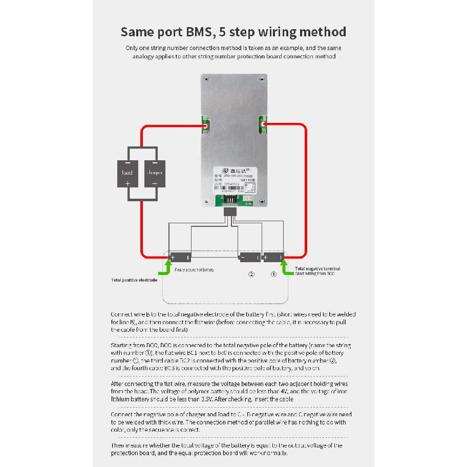 JBD BMS 4S 12V Lifepo4 60A 50A 40A 30A Common Port Bms Lithium Battery Balance Circuit Board For Electric Energy Storage Tools
