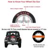 15inch 4WD 4x4 PVC Leather Spare Wheel Tire Cover Protector Bag for Jeep Wrangler JK JL 15" Spare Wheel Car Styling Accessories
