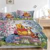 Winnie Pooh Friends Print 3Pcs Bedding Setduvet Cover With 2 Bedropillowcase Home Birthday Gift