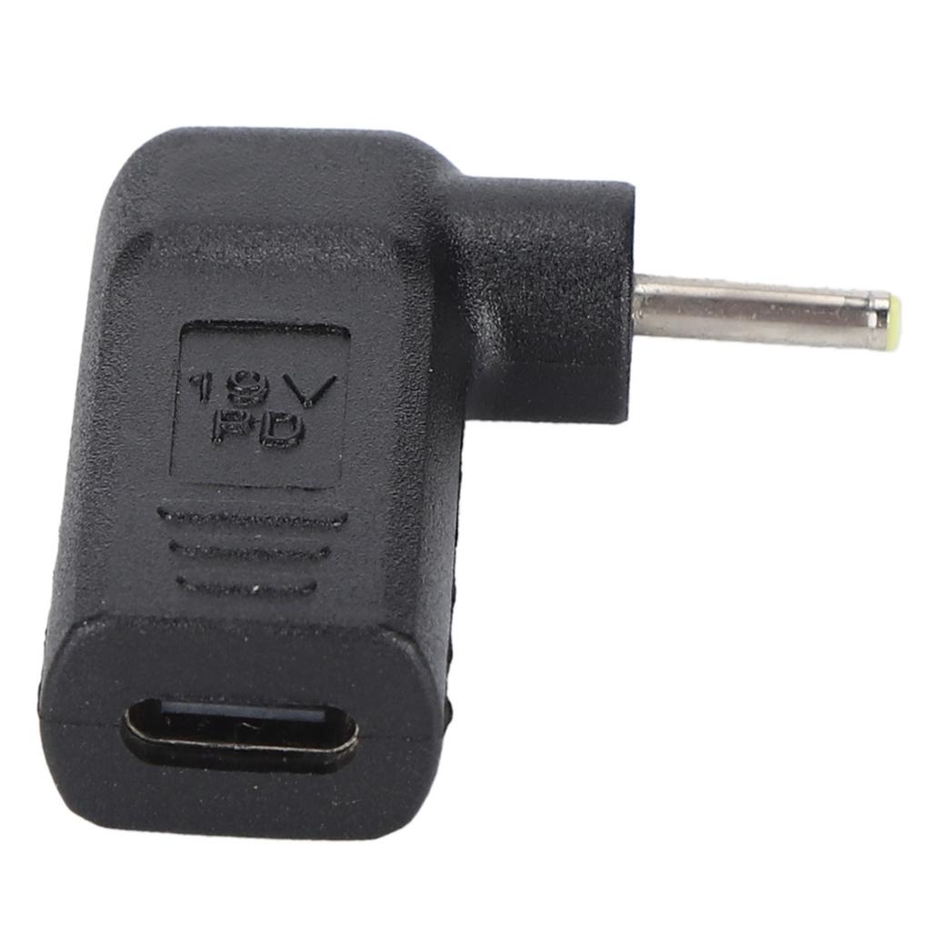 TypeC To DC Adapter Rectangle DC Plug 65W 90 Degrees  Tilt Elbow PD Emulator Trigger for Laptops Tablets
