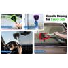 Extendable Windshield Cleaner With Rotating Head And 6 Microfiber Pad For Most Vehicle Type