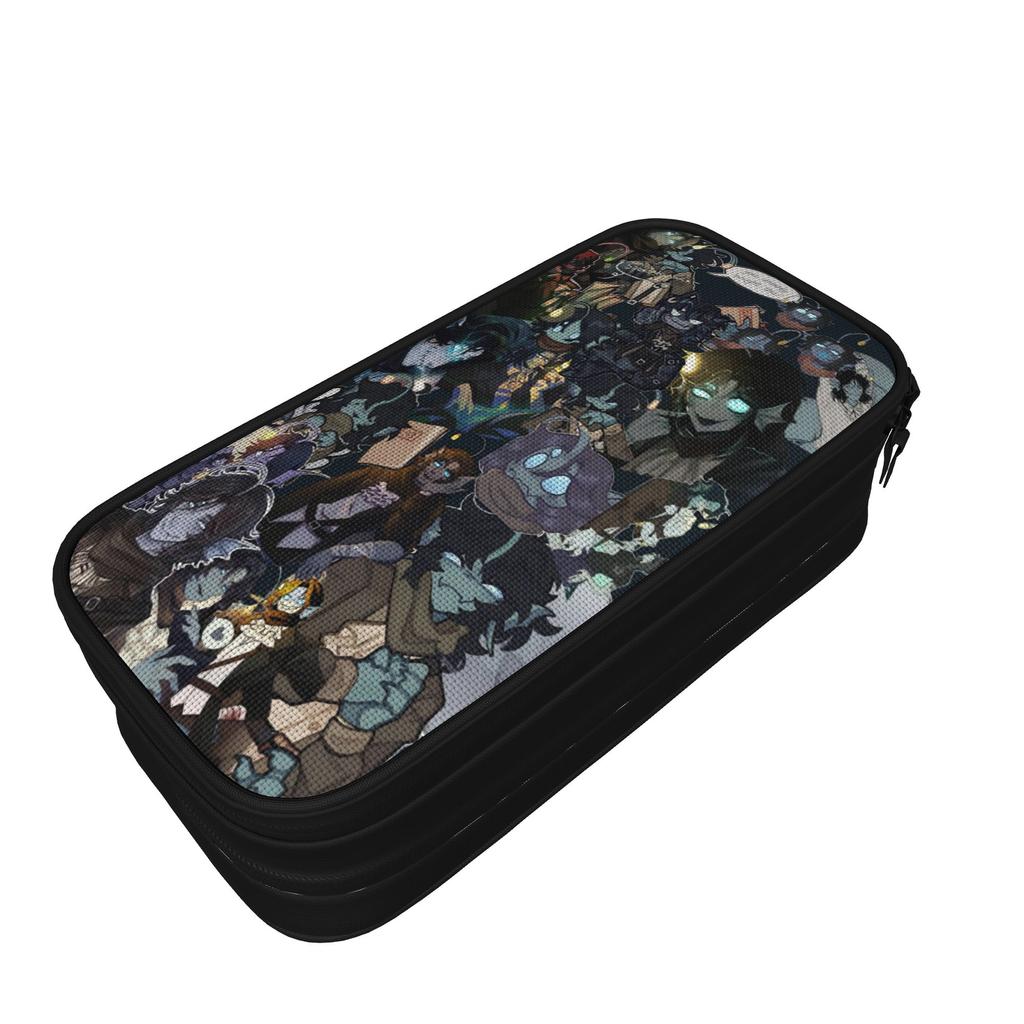 Large-capacity Pencil Case Sebastian Solace Office Accessories Double Layer Pencil Bag Women Make Up Bag Birthday Gift