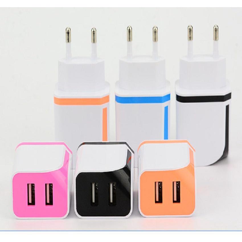Versatile Double Usb Power Adapter Charger For All Android Mobile Phone Needs