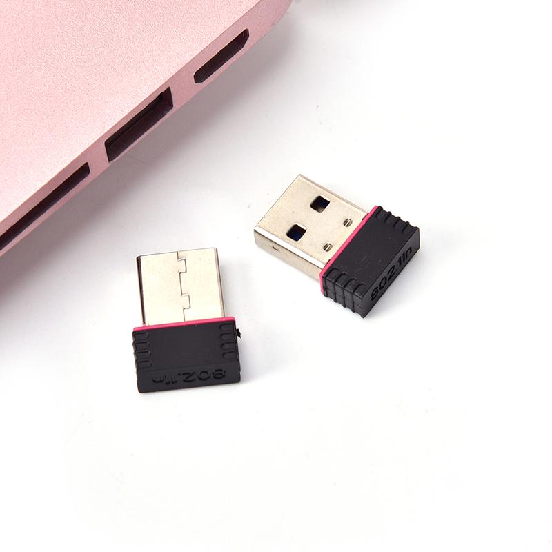 

Mini Usb Wifi Dongle 802.11 B/G/N Wireless Network Adapter For Laptop Pc 18 mm x 15 mm x 6 mm