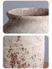 Wabi-Sabi Style Jingdezhen Ceramic Vase - Retro Coarse Pottery Centerpiece Jar