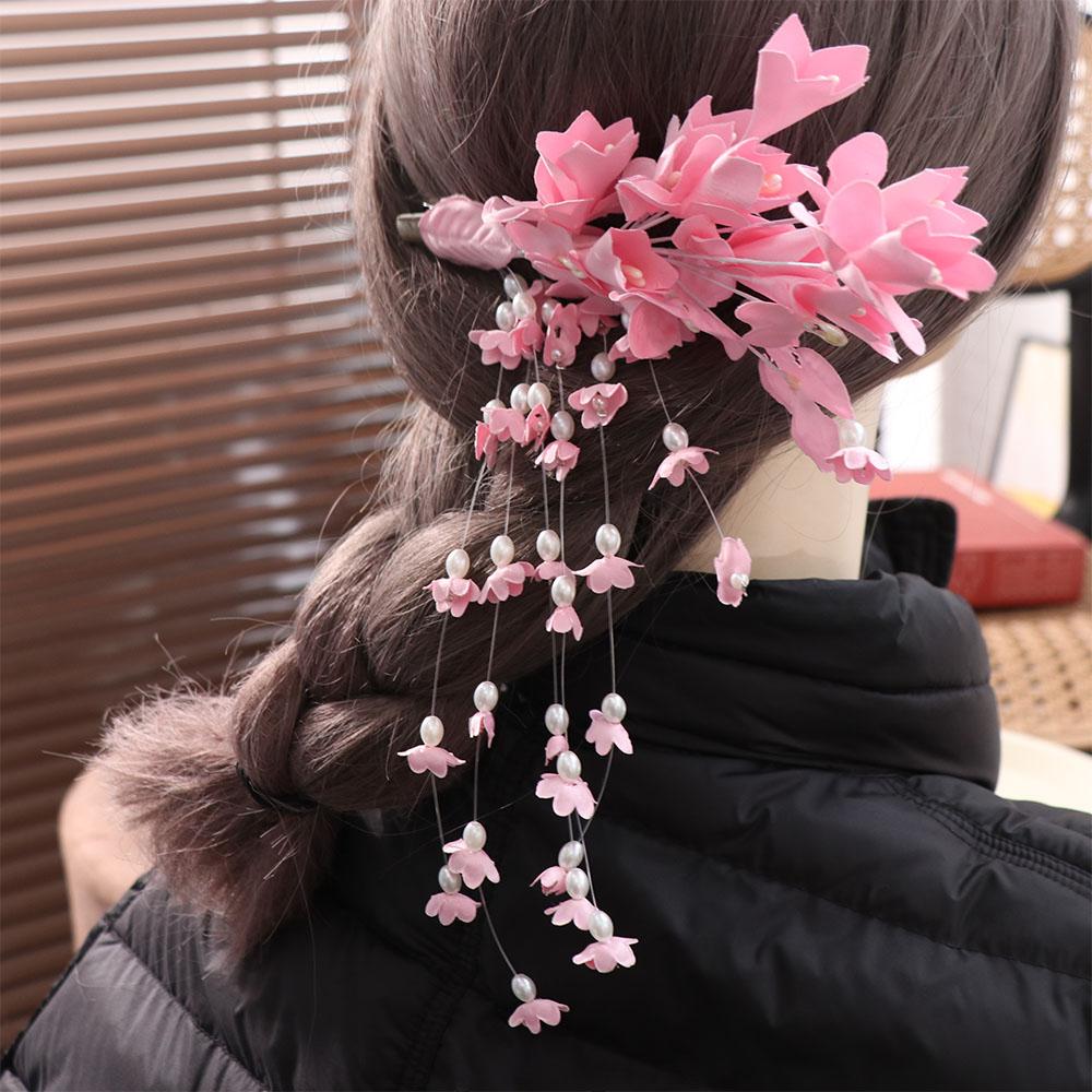 Fairy Bridal Headwear Elegant Flower Barrettes Fashion Wedding Headdress  Hair Jewelry