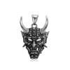 Gotische Hip Hop Totenkopf Anhänger Halsketten Für Männer Edelstahl Punk Mode Skelett Halskette Halloween Schmuck Geschenke Großhandel