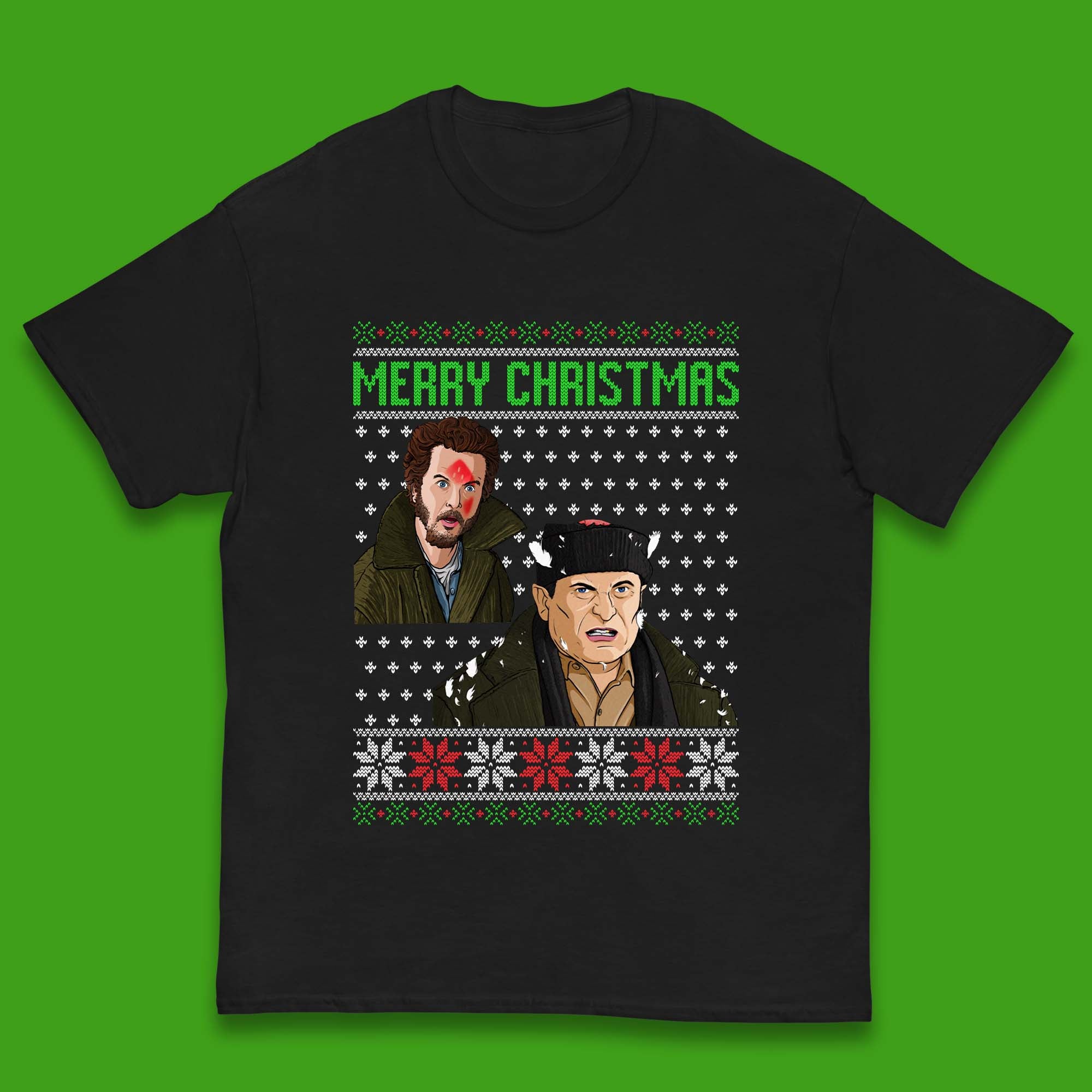 Marv And Harry Christmas Kids T-Shirt 100