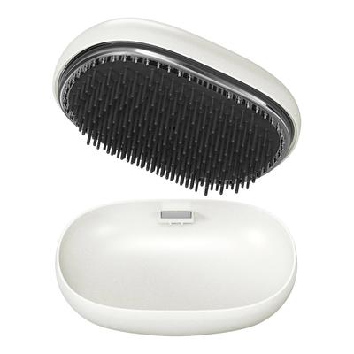 Mods Hair STYLISH BASE UP BRUSH a Hřeben Kartáč na vlasy pro statické vlasy a péči o pokožku hlavy MHB-7040 Bílá, Mini, Kompaktní, Lehký, Přenosný, Přenosný,