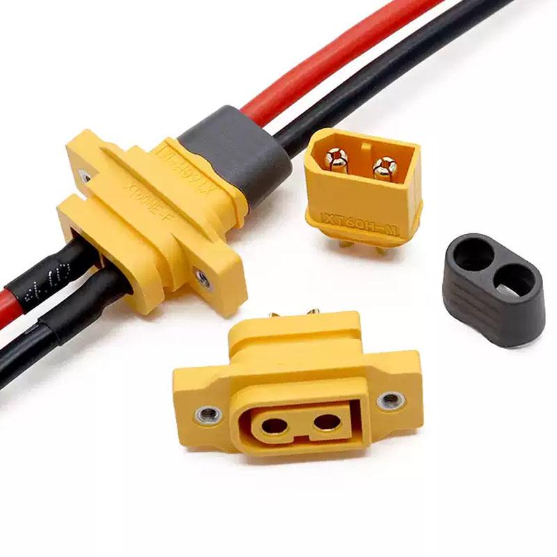 1PC Amass XT60H 10cm/30cm12AWG XT60E-F XT60H Plug Extension CordHigh Current Battery Electric Adjustment Plug