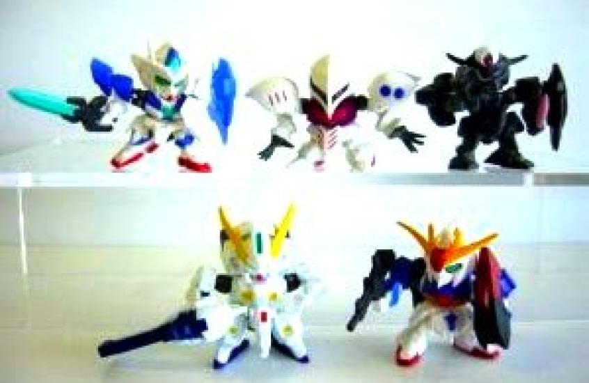 Mobile Suit Gundam Gashapon Warriors Set of 5 [Bandai] NEXT02,