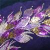 Blue Black Gold Embroidered Floral Patches DIY Sequins Patches  Wedding Gown Decoration DIY