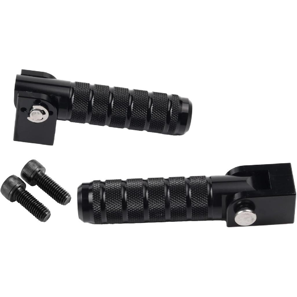 Motorcycle Foot pegs M12 2/5IN Thread Universal Pedals Folded Footrest Footpeg Motorcycles, Mopeds, Motorcycles Footpeg Motorcycles Footpeg чёрный