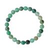 Festive Gifts Green Cracked Agate Beaded Bracelet Natural Texture Fashion Jewelry For Men Women Daily Wear Gift