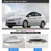 for Toyota 30 Prius Luxurious Chrome Door Handle for Toyota Prius XW30 2010 - 2015 Covers Accessories Car Stickers Car Styling