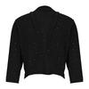 Fashionable Women's High-elastic Mesh Three-quarter Sleeve Sun  Cardigan Shirt Jacket