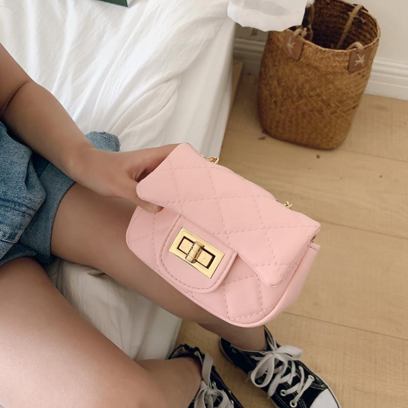 Childrens Fashion Girls Princess Crossbody Bag With Pu Leather And Chain Accessory For Daily Use