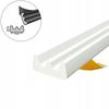 Self-adhesive window door seal E 9X4 mm WHITE