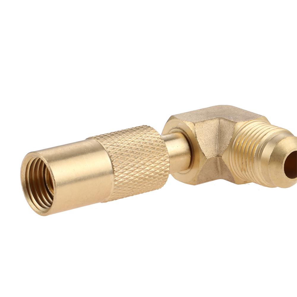 Low Pressure 3/8" Male Flare Propane Elbow Adapter For 17'' and 22''