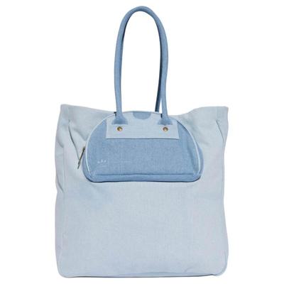 Originals SHOPPER KSENIA SCHNIDER Kollaboration Baumwoll-Tragetaschen Einkaufstaschen Handtaschen Regulär Unisex Denim-Blau Adidas IX7454