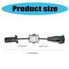 Lightweight 7 Pin to 13 Pin Adapter Connector for Efficient Trailer & Motorhomes Connectivity Stable Transmission
