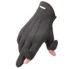 Warm Gloves for Men's Suede Plus Velvet Warm and Non Slip Fashion Cycling and Driving Sports Autumn and Winter Touch Screen Gloves