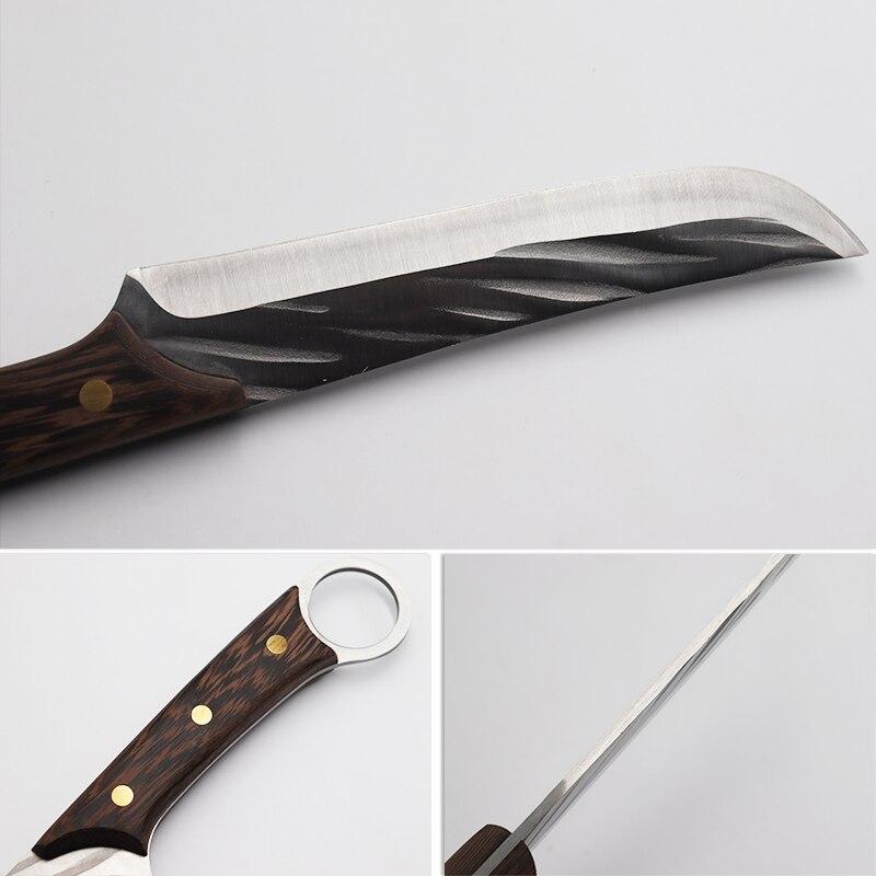 Forged Boning Knife Butcher Knife Kitchen Knife 5cr15 Stainless Steel Household Meat Cleaver Slicing Knife