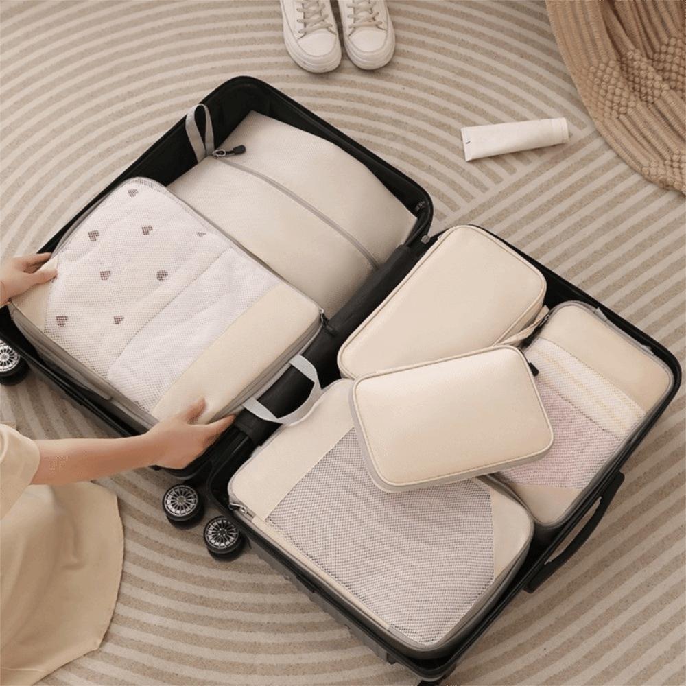 3pcs Multifunctional Travel Compression Bags Extensible Luggage Organizer  Travel Essentials