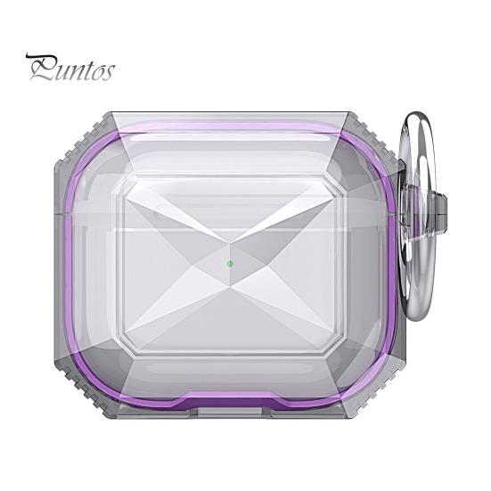 

Захисний чохол для навушників для AirPods 4. Ударостійкий футляр для навушників, стійкий до подряпин. Чохол для бездротової зарядки. Захист на 360 градусів. Навушники проти ковзання. for Airpods 4 фіолетовий