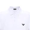 Emporio Armani Ss22 Eagle Logo Embroidered Solid Color Short Sleeve Polo Shirt Men polo shirts White 211804-2R461-00010