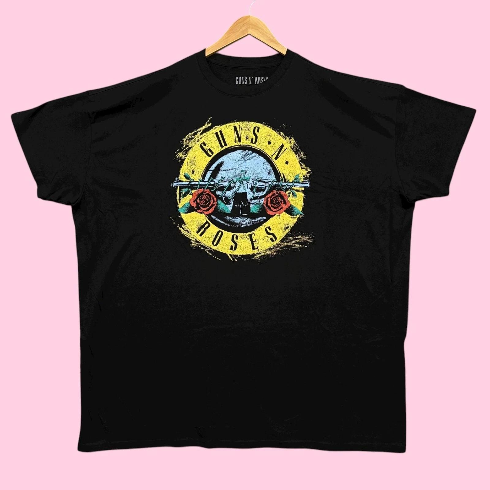 Guns N’ Roses Bad Obsession Rock Band Tee One Size 3XL