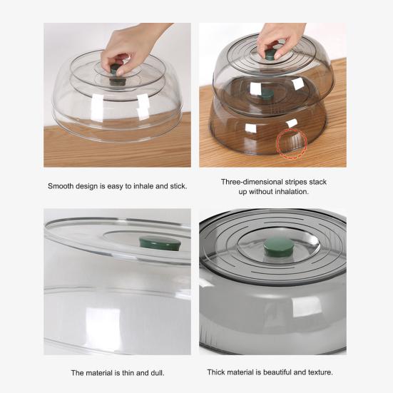 Large Food Dome Cover Dust-Proof Fly-Proof Collapsible Food Cover for Dining Table Stackable Food Container for Home Parties Outdoor Meals