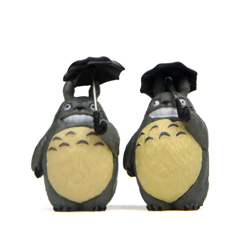My Totoro Neighbor Pvc Model With Umbrella Design For Scene Building And Gift