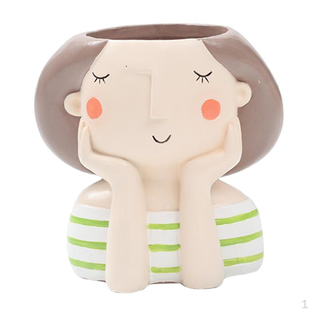 

И мальчик с мультяшным дизайном, украшение для рабочего стола из смолы C