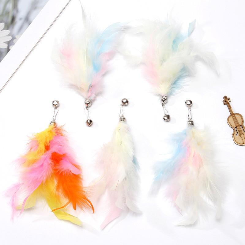 Telescopic Cat Teaser Toy - Four-Section Extendable Wand for Pets