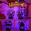 Yousheng Halloween Night Light Spooky Table Lamp Double Sided Light-up Bat Gothic Castle Decoration for Horror Themed Parties Haunted Houses